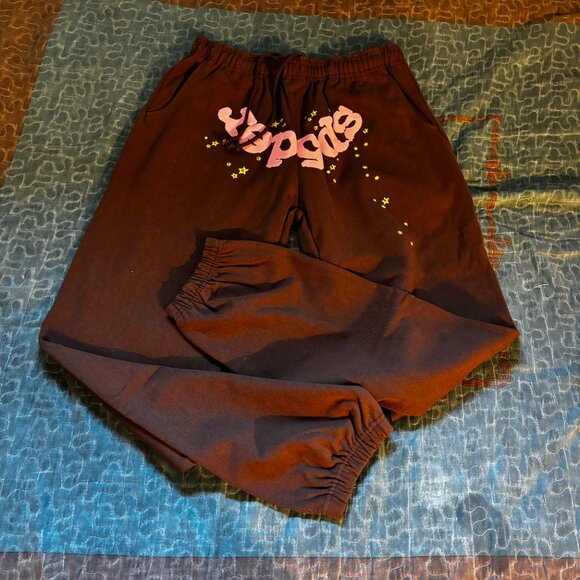 Sp5der Classic Sweatpant Brown - Picture 3 of 4